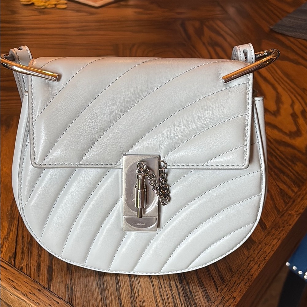 Chloe Drew Quilted Leather Shoulder Bag